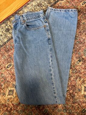 Levi's 505 Regular Fit Light Blue Straight Leg Jeans